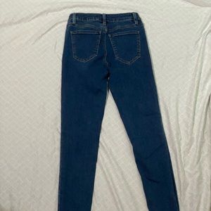 Skinny Fries Jeans: Size 1; Dark Wash